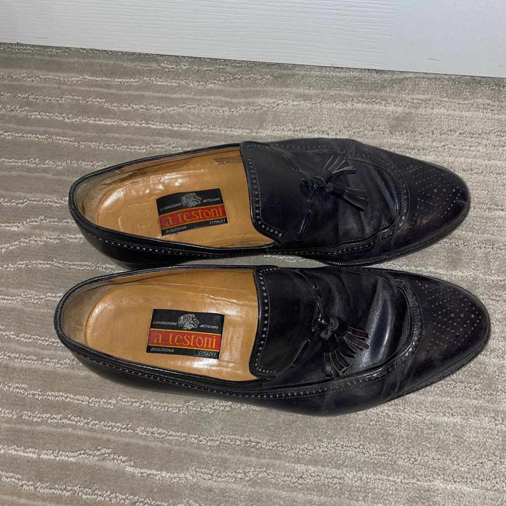 A.Testoni Italian Dress Shoes